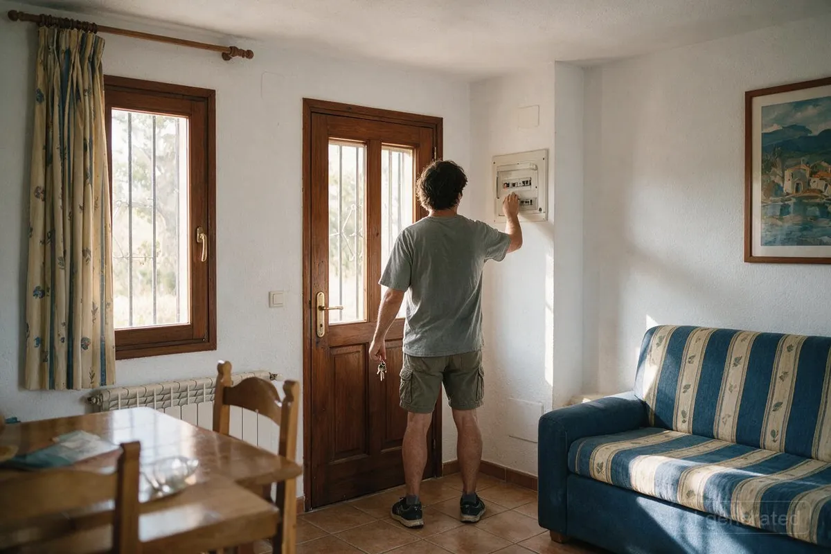 Revisión de los puntos de acceso de una casa de vacaciones